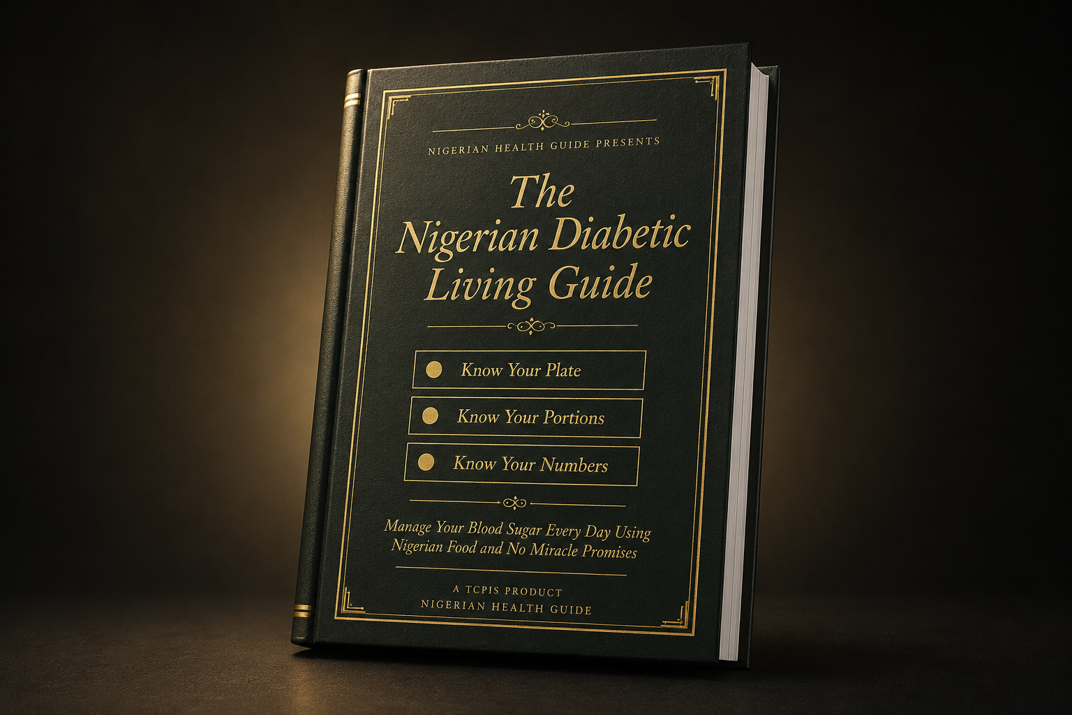 The Nigerian Diabetic Living Guide — Book Mockup